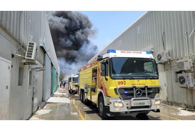 Warehouse fire