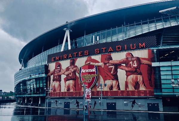 Arsenal FC accused of delaying critical cladding fire safety work until after football season. (Credit: Unsplash)